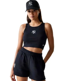 Wmns Mlb Midi Le Crop Tank Neyyan Blk