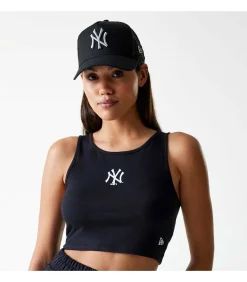 Wmns Mlb Midi Le Crop Tank Neyyan Blk