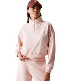 Wmns Mlb Tonal Crop Qrtr Zip Neyyan Prs