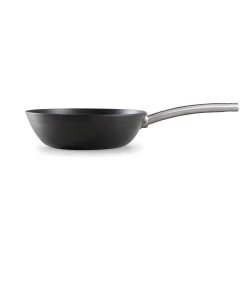 Wokpan Plaatstaal 28 cm Carbon Steel - alle warmtebronnen - Inductie