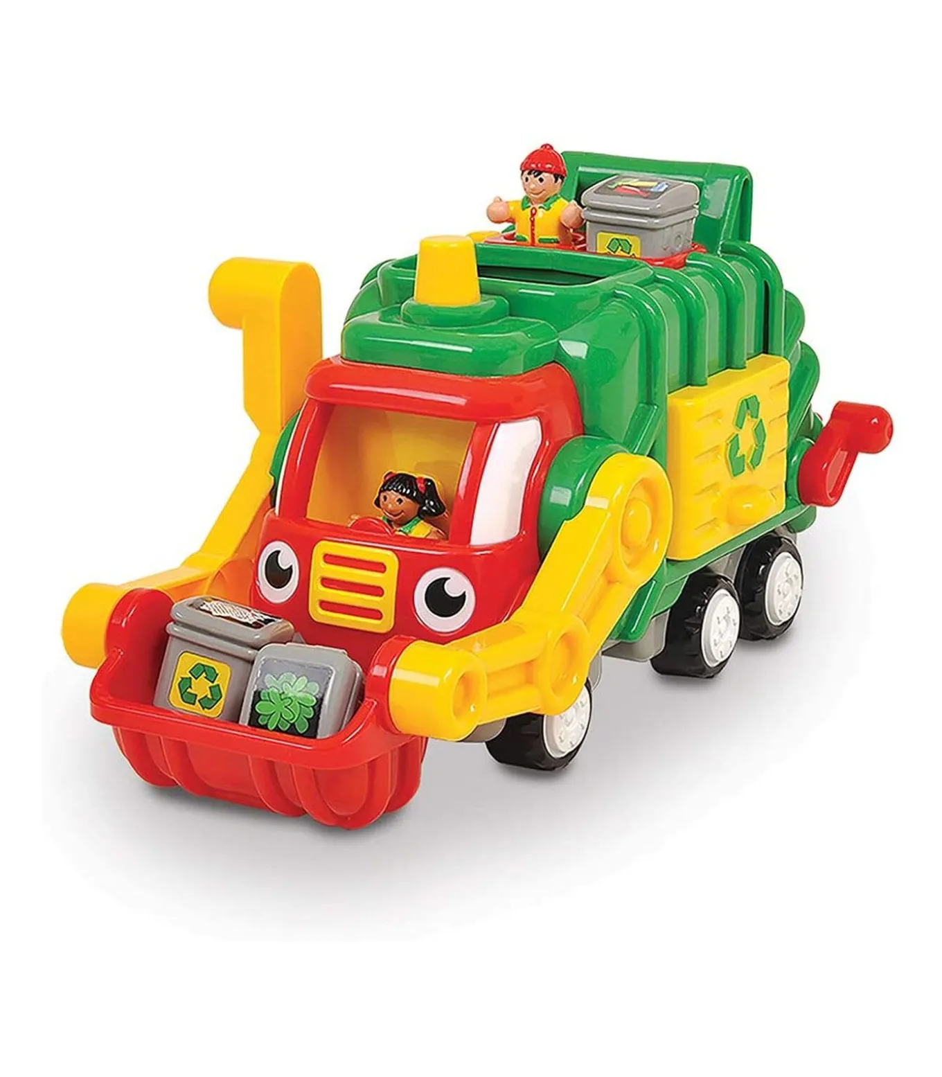 WOW Toys Flip n Tip Fred vuilniswagen speelgoed met geluid