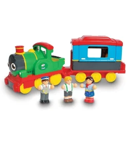 WOW Toys speelgoed trein Sam - interactieve stoomtrein voor kinderen