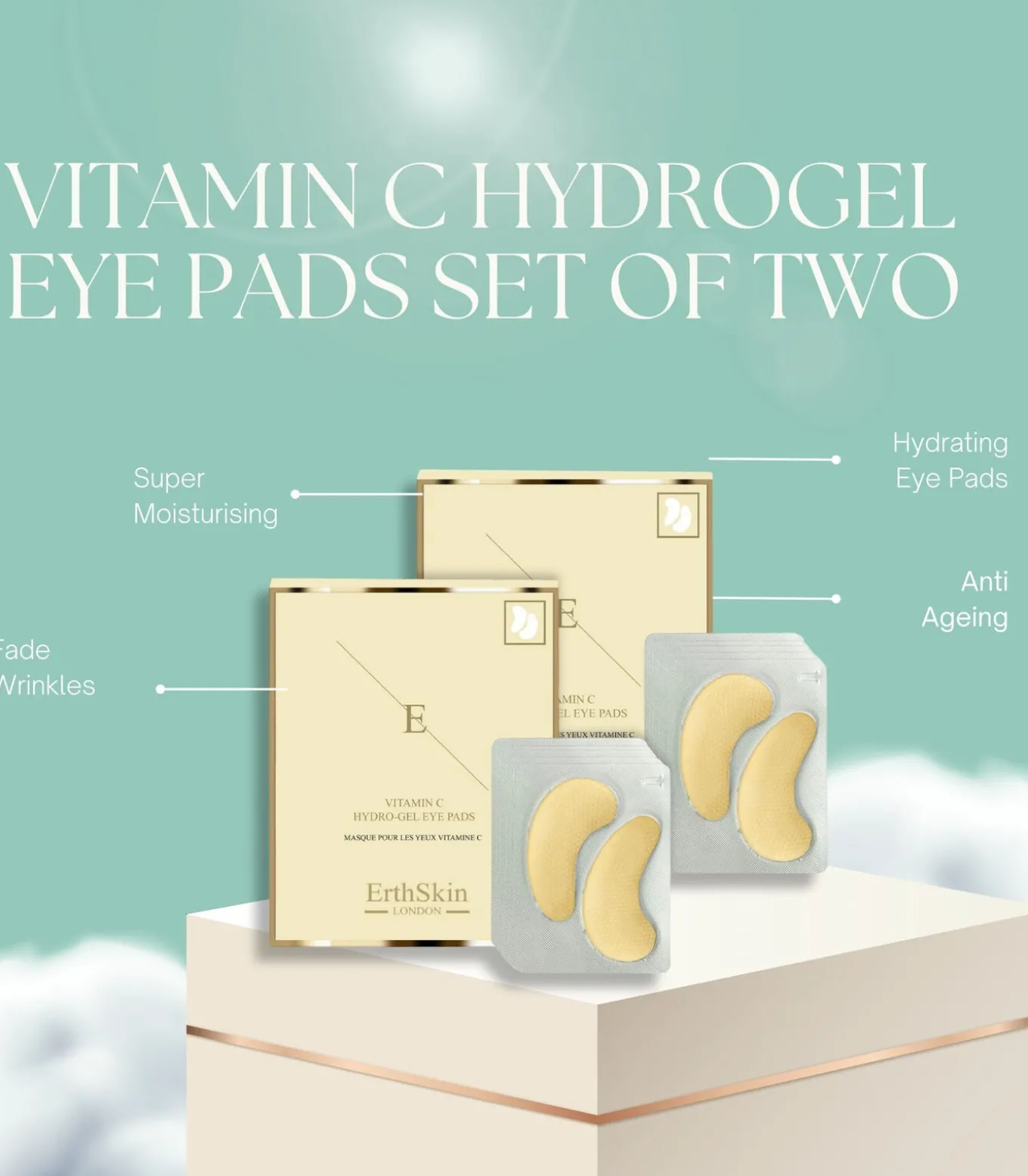 2x Vitamine C Hydrogel-oogpads