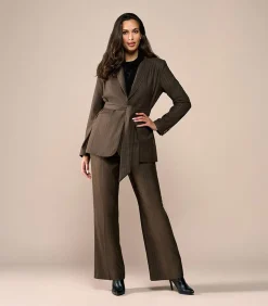 Zaylee Lurex Blazer Bruin