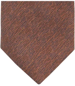 Zijde Stropdas Bruin