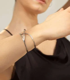 Zilveren Embolic armband