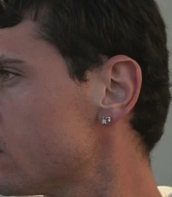 ZILVEREN PIERCING HEREN CRANIUM