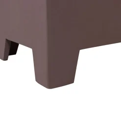 Zina Bijzettafel Laag - Cement - Bruin - 36x50x50