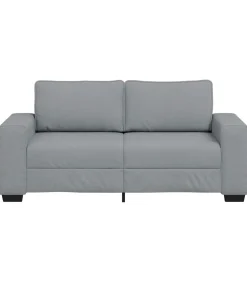 2-zitsbank 140 cm stof lichtgrijs