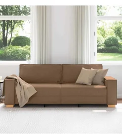 3-zitsbank Bruin 180 cm Stof