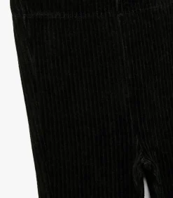 Zwart Flared Kinderbroek Velours