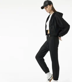 Zwarte Jogger Met Zakdetails en Glitter