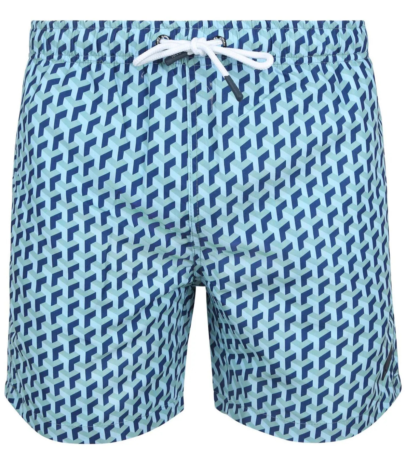 Zwembroek Print Blauw