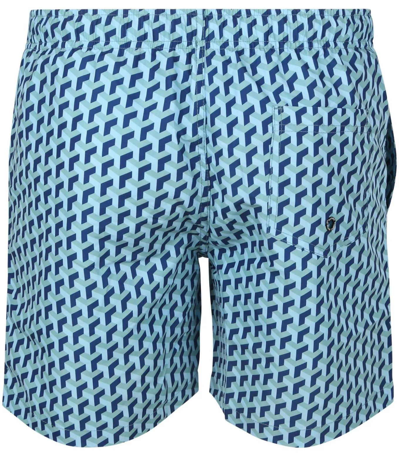 Zwembroek Print Blauw